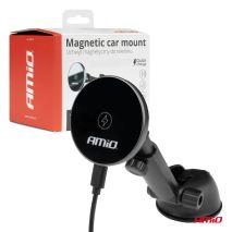 ΒΑΣΗ ΣΤΗΡΙΞΗΣ ΚΙΝΗΤΟΥ ΓΙΑ ΤΖΑΜΙ/ΤΑΜΠΛΟ ΜΑΓΝΗΤΙΚΗ ΜΕ ΑΣΥΡΜΑΤΗ ΦΟΡΤΙΣΗ QUICK CHARGE 2A MAX15W MY MAG AMIO - 1 Τεμ. Auto Moto Tyres 