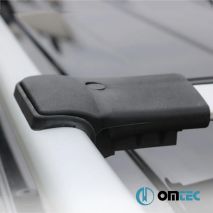 ΜΠΑΡΕΣ ΟΡΟΦΗΣ ΓΙΑ ΧΑΜΗΛΕΣ ΑΛΟΥΜΙΝΙΟΥ ΜΕ ΚΛΕΙΔΙ DACIA DUSTER 2014-2017 OMTEC - 2 τεμ. Auto Moto Tyres 