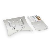 ΒΑΣΗ ΣΤΗΡΙΞΗΣ ΠΙΝΑΚΙΔΑΣ MOTO ΑΛΟΥΜΙΝΙΟΥ EASY-OFF ΜΕ ΑΠΟΣΠΩΜΕΝΟ ΣΥΣΤΗΜΑ ΓΙΑ ENDURO/OFF-ROAD 170x158mm LAMPA - 1 Tεμ. Auto Moto Tyres 