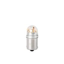 ΛΑΜΠΑΚΙΑ R5W 12/24V BA15s 5x2835SMD LED CAN-BUS ΛΕΥΚΟ (ΜΟΝΟΠΟΛΙΚΟ-ΦΟΥΝΤΟΥΚΙ) PLATINIUM BLISTER  M-TECH - 2 ΤΕΜ. Auto Moto Tyres 