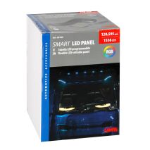 ΠΑΝΕΛ ΕΥΚΑΜΠΤΟ SMART LED PANEL 1536 LED 120x595mm RGB ΜΕ ΚΑΛΩΔΙΟ 450cm ΓΙΑ USB & REMOTE CONTROL LAMPA - 1 ΤΕΜ. Auto Moto Tyres 