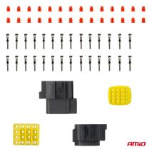 ΦΙΣΑ ΣΥΝΔΕΣΗΣ ΜΕ ΥΠΟΔΟΧΗ 16 PIN Φ2,2mm ΑΔΙΑΒΡΟΧΗ AMIO - 1 τεμ. Auto Moto Tyres 