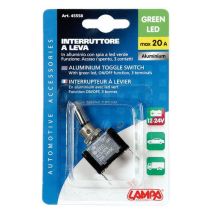ΔΙΑΚΟΠΤΗΣ ΑΕΡΟΠΟΡΙΚΟΥ ΤΥΠΟΥ 2 ΘΕΣΕΩΝ 12,2mm 12V 20A ΜΕ LED ΠΡΑΣΙΝΟ Auto Moto Tyres 