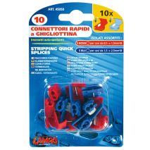 ΚΛΕΦΤΗΣ ΡΕΥΜΑΤΟΣ ΑΠΟ ΚΑΛΩΔΙΟ (ΚΟΚΚΙΝΟ 0,5-1,5 mm / ΜΠΛΕ 1,5-2,5 mm) - 10 ΤΕΜ. Auto Moto Tyres 