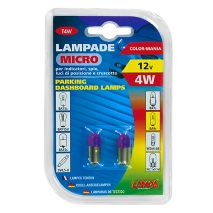 ΛΑΜΠΑΚΙΑ ΜΙΝΙΟΝ 12V T4W BA9s ΜΩΒ Auto Moto Tyres 