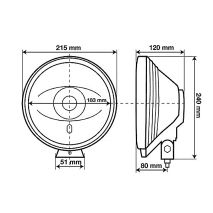 ΠΡΟΒΟΛΕΑΣ ANGEL-EYES 12/24V H3 130W ΛΕΥΚΟΣ Auto Moto Tyres 