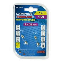 ΛΑΜΠΑ ΣΩΛΗΝΩΤΗ 5W/12V SV7-8 8X28mm Auto Moto Tyres 