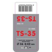 ΑΚΡΟ ΕΞΑΤΜΙΣΗΣ TS-35 Φ 36-42mm - ΣΤΡΟΓΓΥΛΟ Auto Moto Tyres 