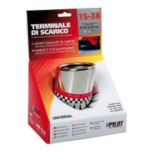 ΑΚΡΟ ΕΞΑΤΜΙΣΗΣ TS-38 Φ 35-42mm - ΣΤΡΟΓΓΥΛΟ ΛΟΞΟ Auto Moto Tyres 