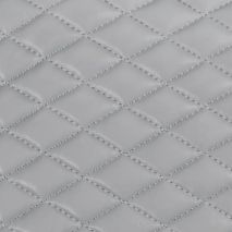 Πλατοκάθισμα με Προσκέφαλο COVER-TECH Δερματίνη 2τεμ. Ανοικτό Γκρι Auto Moto Tyres 