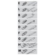 ΥΑΛΟΚΑΘΑΡΙΣΤΗΡΑΣ SKYLON MULTI-FIT SYSTEM 65cm (26 INCH) -1ΤΕΜ. Auto Moto Tyres 