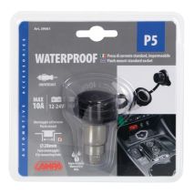 ΠΡΙΖΑ ΑΝΑΠΤΗΡΑ ΑΔΙΑΒΡΟΧΗ ΜΕ ΚΑΠΑΚΙ 12/24V 10A Auto Moto Tyres 