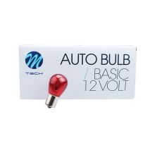 P21W 12V 21W BA15s ΜΟΝΟΠΟΛΙΚΟ ΚΟΚΚΙΝΟ DYED-GLASS ΚΟΥΤΙ 10ΤΕΜ. Auto Moto Tyres 