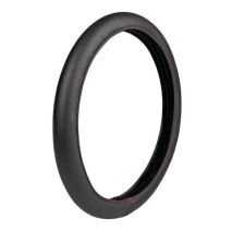 ΚΑΛΥΜΜΑ ΤΙΜΟΝΙΟΥ ΦΟΡΤΗΓΟΥ 42/44cm (S) SKIN-COVER ΜΑΥΡΟ ΜΕ ΚΟΚΚΙΝΗ ΡΑΦΗ ΕΛΑΣΤΙΚΟ 2mm ΠΑΧΟΣ Auto Moto Tyres 