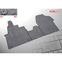 ΜΑΡΚΕ ΠΑΤΑΚΙΑ ΣΕ ΣΚΑΦΗ ΛΑΣΤΙΧΟ ΓΙΑ CITROEN JUMPY 2016+ / PEUGEOT EXPERT 2016+ / TOYOTA PROACE 2016+ (3Η ΣΕΙΡΑ ΚΑΘΙΣΜΑΤΩΝ) ΣΕ ΜΑΥΡΟ ΧΡΩΜΑ ΧΩΡΙΣ ΚΟΥΜΠΩΜΑΤΑ CIK - 2 ΤΕΜ. Auto Moto Tyres 