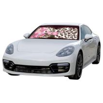 ΕΣΩΤΕΡΙΚΗ ΗΛΙΟΠΡΟΣΤΑΣΙΑ ΠΑΡΜΠΡΙΖ PREMIUM FLOWER LEOPARD (68 Χ 147 cm) Auto Moto Tyres 