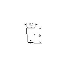 P21W 24V BA15s 15lm HYPER-LED12 ΠΟΡΤΟΚΑΛΙ (ΜΟΝΟΠΟΛΙΚΟ) BLISTER 1ΤΕΜ. Auto Moto Tyres 