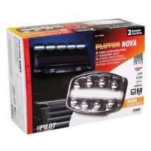 ΠΡΟΒΟΛΕΑΣ PLUTON NOVA 10-30V 18CREE LED 64W 6500lm ΚΑΡΦΙ ΜΕ NEON ΘΕΣΕΩΣ 245x170x89mm 1ΤΕΜ. Auto Moto Tyres 