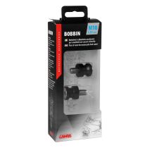 ΜΠΟΜΠΙΝΕΣ ΣΤΗΡΙΞΗΣ ΓΙΑ ΒΑΣΗ/ΚΑΒΑΛΕΤΑ/ΣΤΑΝΤ 10 Χ 1,25 mm (ΜΑΥΡΟ/ΑΣΗΜΙ ΑΝΑΔΙΩΜΕΝΟ ΑΛΟΥΜΙΝΙΟ) - 2 ΤΕΜ. Auto Moto Tyres 