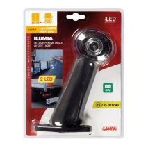 ΦΩΣ ΟΓΚΟΥ ΦΟΡΤΗΓΟΥ ΔΙΠΛΗΣ ΟΨΗΣ  ΜΕ 2 LED 24V ΓΙΑ ΔΕΞΙΑ ΠΛΕΥΡΑ ΛΕΥΚΟ/ΚΟΚΚΙΝΟ ΜΕ ΣΤΑΘΕΡΟ ΒΡΑΧΙΟΝΑ 60 ΜΟΙΡΩΝ ILUMIA UNIVERSAL -1ΤΕΜ. Auto Moto Tyres 