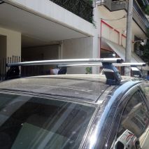 KIT ΜΕ ΜΠΑΡΕΣ ΟΡΟΦΗΣ ΓΙΑ MITSUBISHI LANCER 4D / 5D 07/2008+ ΑΛΟΥΜΙΝΙΟΥ TEMA MENABO (AL1-3360-FIX501FP)-2 ΤΕΜ. Auto Moto Tyres 