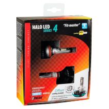 H8/H9/H11/H16 9-32V 6.500K 4.500lm 50W PGJ19-X HALO LED SERIE 4 FIT-MASTER ZES CHIPS 2ΤΕΜ. LED KIT Auto Moto Tyres 
