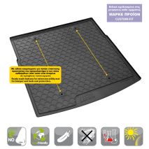ΜΑΡΚΕ ΠΑΤΑΚΙ ΣΚΑΦΗ ΠΟΡΤ ΜΠΑΓΚΑΖ ΓΙΑ SEAT TOLEDO 01/2013-07/2015 / SKODA RAPID 5D 01/2013-12/2014 (ΚΑΤΩ ΕΠΙΠΕΔΟ) SUMISURA TRUNK MAT ΑΠΟ ΑΟΣΜΟ, ΜΗ ΤΟΞΙΚΟ, ΟΙΚΟΛΟΓΙΚΟ ΚΑΙ ΑΝΑΚΥΚΛΩΣΙΜΟ ΣΥΝΘΕΤΙΚΟ ΛΑΣΤΙΧΟ ΣΕ ΜΑΥΡΟ ΧΡΩΜΑ ΜΕ ΥΠΟΔΟΧΗ ΓΙΑ ΠΡΟΕΚΤΑΣΗ L2519.8 - L2519. Auto Moto Tyres 