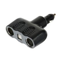 ΑΝΤΑΠΤΟΡΑΣ ΑΝΑΠΤΗΡΑ 2 ΦΙΣ ΑΝΑΠΤΗΡΑ+2 USB 12/24V DUO-4 Auto Moto Tyres 