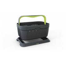 ΚΑΛΑΘΙ ΜΕΤΑΦΟΡΑΣ ΠΡΟΙΟΝΤΩΝ RATI ΠΛΑΣΤΙΚΟ ΜΕ ΑΝΤΙΟΛΙΣΘΗΤΙΚΗ ΒΑΣΗ 21L 12kg max ΜΕ ΛΑΒΗ 438x292x315mm Auto Moto Tyres 