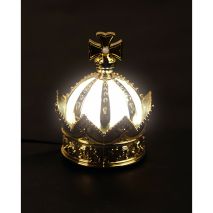 ΒΑΣΗ ΦΩΤΙΖΟΜΕΝΗ ΑΡΩΜΑΤΙΚΟΥ KING ΛΕΥΚΟΥ ΦΩΤΙΣΜΟΥ LED (ΚΑΛΩΔΙΟ ΦΟΡΤΙΣΗΣ USB 5V/120cm)​​​ LAMPA - 1 ΤΕΜ Auto Moto Tyres 