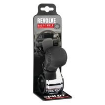 ΤΕΜΠΕΛΗΣ ΤΙΜΟΝΙΟΥ ΔΕΡΜΑΤΙΝΟΣ ΜΑΥΡΟΣ ΜΕ ΜΑΥΡΗ ΡΑΦΗ ΚΑΙ ΧΡΩΜΙΩΜΕΝΟ ΒΡΑΧΙΟΝΑ 20-40mm REVOLVE LAMPA - 1ΤΕΜ Auto Moto Tyres 