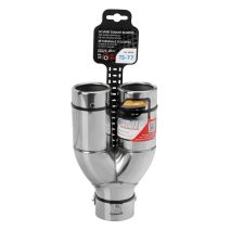 ΑΚΡΟ (ΜΠΟΥΚΑ) ΕΞΑΤΜΙΣΗΣ ΔΙΠΛΗ ΣΤΡΟΓΓΥΛΗ TS-77 37>60mm (ΜΗΚΟΣ: 215mm / ΦΑΡΔΟΣ: 135mm) LAMPA - 1 TEM. Auto Moto Tyres 