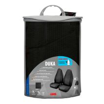 ΚΑΛΥΜΜΑΤΑ ΚΑΘΙΣΜΑΤΩΝ ΦΟΡΕΤΟ ΠΟΛΥΕΣΤΕΡΙΚΟ ΥΦΑΣΜΑ (50x89cm)  ΜΑΥΡΟ DUKA HIGH-BACK MODULAR SERIES LAMPA - 2 ΤΕΜ Auto Moto Tyres 