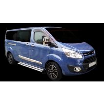ΚΑΠΑΚΙΑ ΚΑΘΡΕΠΤΗ ΧΡΩΜΙΟΥ ΜΕΤΑΛΛΙΚΑ ΓΙΑ FORD TOURNEO CUSTOM C-CERIES COURIER 2012+ ΧΡΩΜΙΟ Auto Moto Tyres 
