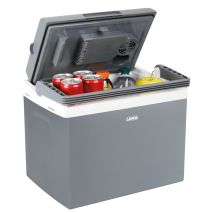 ΨΥΓΕΙΟ ΑΥΤΟΚΙΝΗΤΟΥ 12V/220V  25LT ΘΕΡΜΟΗΛΕΚΤΡΙΚΟ (ΖΕΣΤΟ /ΚΡΥΟ) 40x37,5cm ΓΚΡΙ/ΛΕΥΚΟ  FT-25 LAMPA - 1 TEM. Auto Moto Tyres 