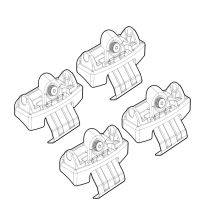 ΑΚΡΑ ΓΙΑ ΜΠΑΡΕΣ NORDRIVE ΓΙΑ HYUNDAI I20 5D 12/2020+  - 4 τεμ. Auto Moto Tyres 