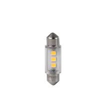 ΛΑΜΠΑΚΙΑ ΠΛΑΦΟΝΙΕΡΑΣ C5W 24V SV8,5 36mm 3xSMD2835 LED ΛΕΥΚΟ HEAVY DUTY BLISTER M-TECH - 2 Τεμ. Auto Moto Tyres 