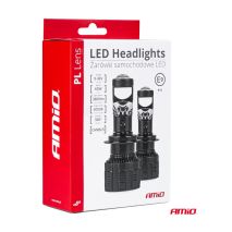 ΛΑΜΠΕΣ H7 PL-LENS SERIES 9>36V 60W 5.000K 3.800lm LED 2x4575 SMD CAN-BUS ΜΕ ΠΡΟΤΖΕΚΤΟΡΑ AMIO - 2 Τεμ. Auto Moto Tyres 