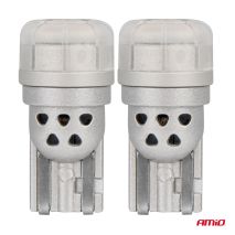 ΛΑΜΠΑΚΙΑ LED T10 W5W 12/24V 3x3020 SMD LED ΛΕΥΚΟ PURE LIGHT SERIES ΑΜΙΟ - 2 ΤΕΜ. Auto Moto Tyres 