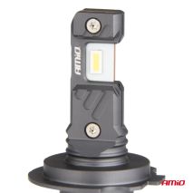 ΛΑΜΠΕΣ LED H7/Η18 12V 60W 6.000K 5.600lm +400% LED CAN-BUS HYBRID SERIES AMIO - 2 ΤΕΜ. Auto Moto Tyres 