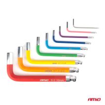 ΚΛΕΙΔΙΑ ΑΛΛΕΝ (ALLEN) ΕΞΑΓΩΝΑ ΑΤΣΑΛΙ S2 ΔΙΑΦΟΡΑ ΜΕΓΕΘΗ ΔΙΑΦΟΡΑ ΧΡΩΜΑΤΑ ΑΜΙΟ - 9 ΤΕΜ. Auto Moto Tyres 