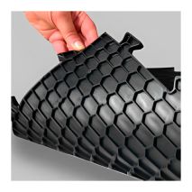 ΠΑΖΛ ΔΑΠΕΔΟΥ / ΑΝΤΙΟΛΙΣΘΗΤΙΚΟΣ ΤΑΠΗΤΑΣ PVC ΣΥΝΕΡΓΕΙΟΥ 500x500x8mm ΣΕ ΜΑΥΡΟ ΧΡΩΜΑ LAMPA - 1 ΤΕΜ. Auto Moto Tyres 