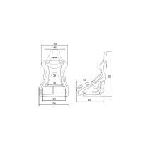 ΚΑΘΙΣΜΑ EMERSON ΑΝΑΚΛΙΝΟΜΕΝΟ ΟΔΗΓΟΥ ΜΑΥΡΟ/CARBON ΑΠΟ ΟΙΚΟΛΟΓΙΚΟ ΔΕΡΜΑ ΜΕ ΚΟΚΚΙΝΗ ΡΑΦΗ ΜΕ ΣΙΔΗΡΟΔΡΟΜΟ SIMONI RACING - 1 τεμ. Auto Moto Tyres 