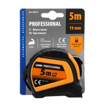 ΜΕΤΡΟΤΑΙΝΙΑ ΑΥΤΟΜΑΤΗ PROFESSIONAL 5m x16mm ΜΕ ΚΛΕΙΔΩΜΑ & ΚΛΙΠ ΖΩΝΗΣ LAMPA - 1 ΤΕΜ. Auto Moto Tyres 