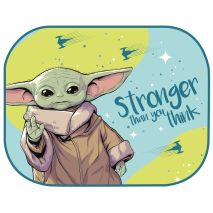 ΗΛΙΟΠΡΟΣΤΑΣΙΕΣ ΠΛΑΙΝΕΣ THE MANDALORIAN ΜΕ ΒΕΝΤΟΥΖΑ 2TEM (44x35cm) AMIO - 2 τεμ. Auto Moto Tyres 