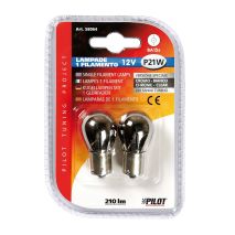 P21W 12V 21W BA15s ΜΟΝΟΠΟΛΙΚΟ CHROME SERIES ΚΑΘΡΕΠΤΗΣ ΜΟΝΟΠΟΛΙΚΟ ΛΕΥΚΟ ΦΩΣ BLISTER 2ΤΕΜ. Auto Moto Tyres 