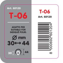 ΑΚΡΟ ΕΞΑΤΜΙΣΗΣ Τ-06 30-44mm - ΛΟΞΟ ΚΑΤΩ Auto Moto Tyres 