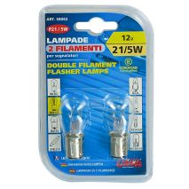 ΛΑΜΠΑ ΔΙΠΟΛΙΚΗ 12V/21/5W (P21/5W) Auto Moto Tyres 