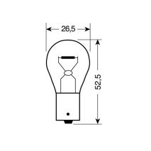 P21W 12V 21W BA15s ΜΟΝΟΠΟΛΙΚΟ CHROME SERIES ΚΑΘΡΕΠΤΗΣ ΜΟΝΟΠΟΛΙΚΟ ΛΕΥΚΟ ΦΩΣ BLISTER 2ΤΕΜ. Auto Moto Tyres 