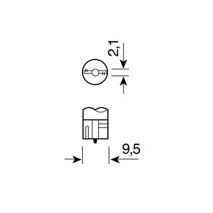 Τ10 ΨΕΙΡΑ ΛΕΥΚΟ ΦΩΣ W2.1x9.5d  ΚΑΡΦΙ Auto Moto Tyres 